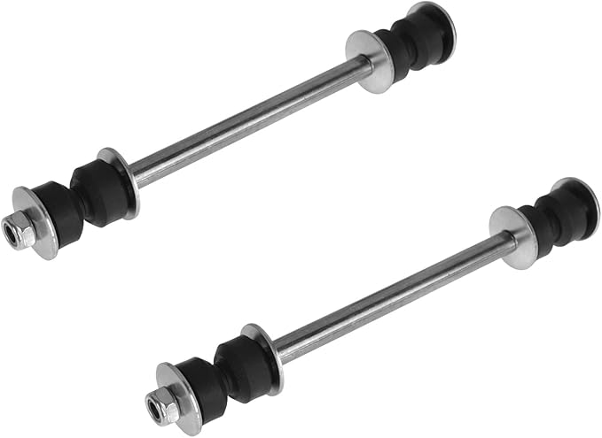 TRQ Rear Sway Bar Stabilizer Link Set Compatible with 1980-1988 American Motors Eagle 1986-2007 Ford Taurus 1984-1994 Lincoln Continental 1984-1992 Mark VII 1986-2005 Mercury Sable