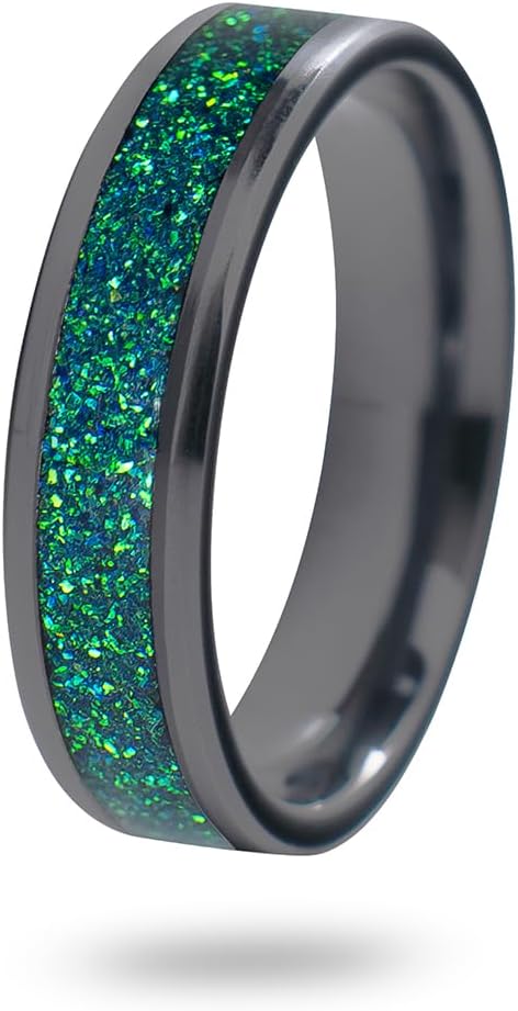 CNICK Tesla Smart Ring Accessories: Ceramic Ring for Model 3/Y/X/S and Cybertruck to Replace Key Card Key fob. (11, Opal)