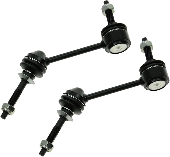 TRQ Front Driver and Passenger Side Sway Bar Link Set 2 Piece Compatible with 2003-2011 Ford Crown Victoria 2003-2011 Lincoln Town Car 2003-2011 Mercury Grand Marquis 2003-2004 Marauder