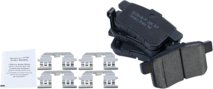 TRQ Rear Brake Pads Ceramic Compatible with 2009-2014 Acura TSX 2008-2017 Honda Accord