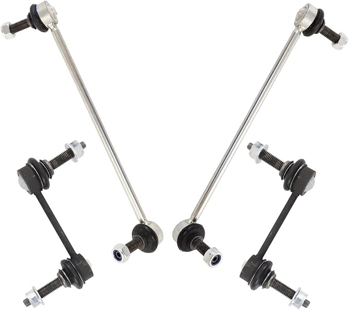 TRQ Sway Bar Stabilizer Link Set Front & Rear Compatible with 2006-2013 Land Rover Range Rover Sport