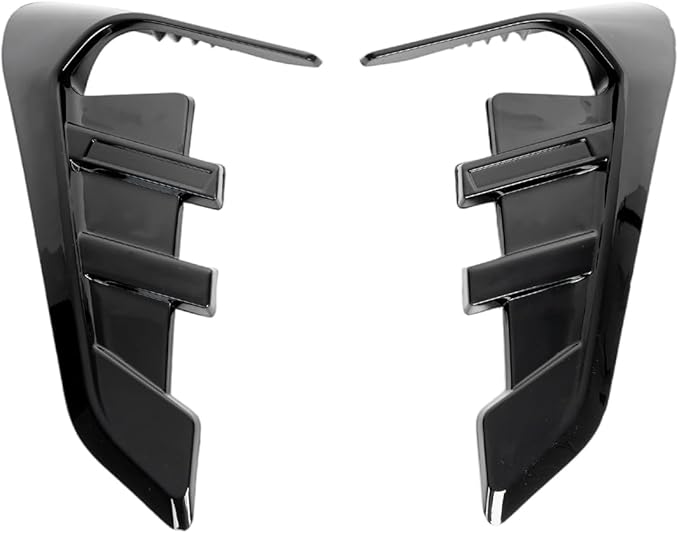 Side Camera Flanks Cover Trim for 2024 2025 Model 3 Highland, Glossy Black Side Fender Camera Protector Turn Signal Markers Cover,2 PCS