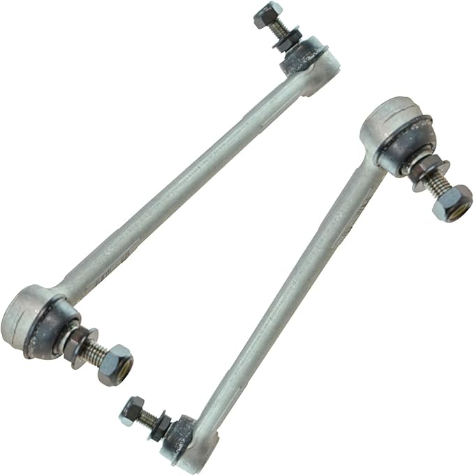 TRQ Front Driver and Passenger Side Sway Bar Link Set 2 Piece Compatible with 06 BMW 325i Sedan RWD 06 330i Sedan RWD 07-11 328i RWD 07-11 335i RWD 08-13 128i 08-13 135i 09-11 335d 11-13 335is