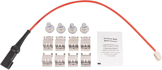 TRQ Rear Ceramic Brake Pad Set Compatible with 20-24 Ford Transit-150 20-24 Transit-250 20-24 Transit-350 20-23 Transit-350 HD with 11000lb Axle with Vented Rear Rotors 23-24 E-Transit