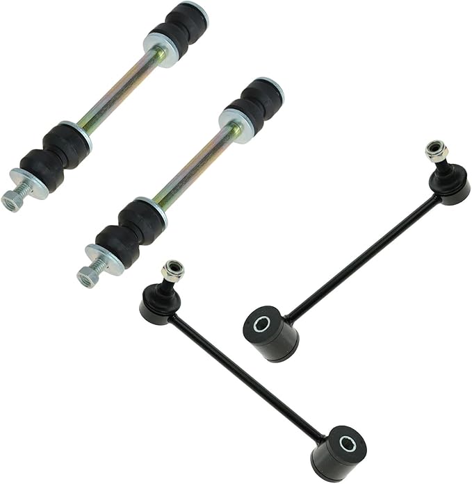 TRQ Stabilizer Sway Bar End Link Front & Rear LH RH Set of 4 for Chevy GMC SUV