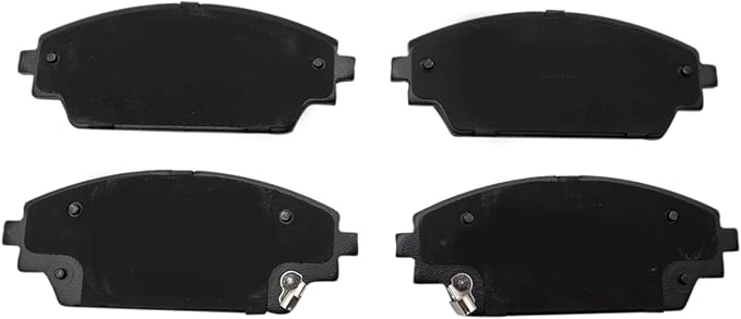 TRQ Front Ceramic Brake Pad Set Compatible with 2014-2018 Mazda 3 excluding Mexico Built Models 2016-2021 CX-3 2020-2023 CX-30