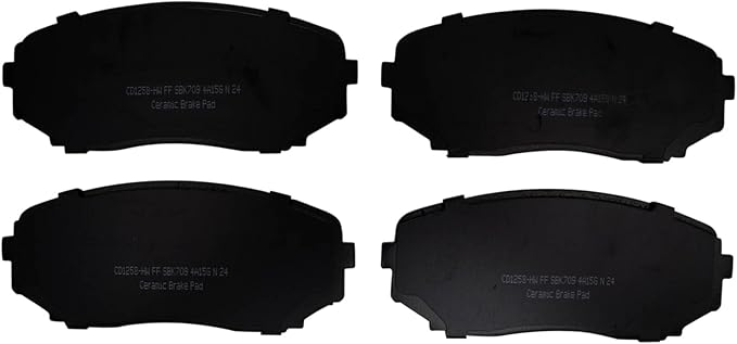 TRQ Front Brake Pads Ceramic Hardware Compatible with 2007-2014 Ford Edge 2007-2015 Lincoln MKX 2019 Mazda CX-5 2007-2012 CX-7 2007-2021 CX-9