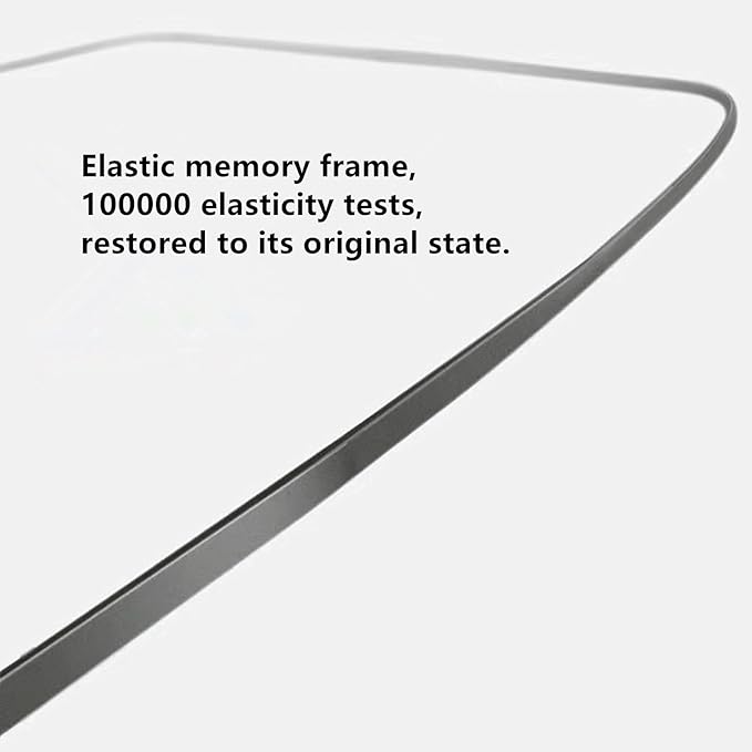 Premium Windshield Sun Shade for Tesla Model 3/Y (2016-2025) - 5-Layer Reflective Blocks UV & Heat, Heavy Duty Foldable Sunshade with Metal Frame, Iridescent Color to Keep Interior Cool