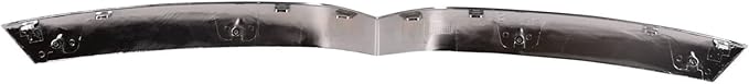 Front Upper Grille Trim, Chrome ABS Plastic, Compatible with Tesla Model X 2016-2020, ABS Silver,OEM 1047022-00-D