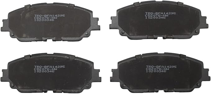 TRQ Brake Pads Ceramic Compatible with 2021-2022 Lexus ES250 2019-2022 ES300h ES350 UX200 2019-2023 UX250h Toyota Avalon 2020-2022 C-HR 2018-2023 Camry 2022 Corolla Cross RAV4 Venza