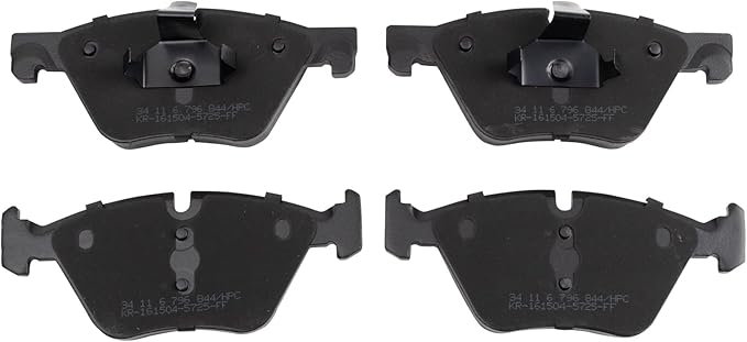 TRQ Front Brake Pads Ceramic Compatible with 2011-2016 BMW 528i 2012-2016 528i xDrive
