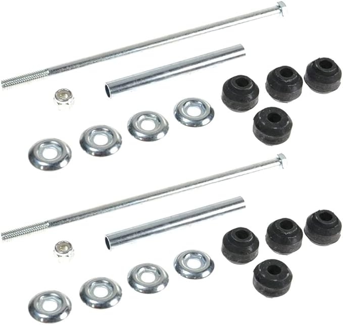 TRQ Front Sway Bar End Link Left & Right Pair Set of 2 Kit for Ford Lincoln Mercury