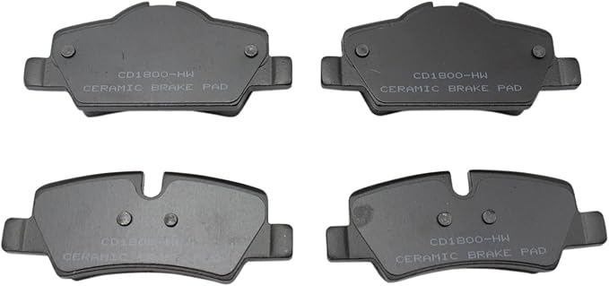 TRQ Rear Brake Pads Ceramic Compatible with 2014-2023 Mini Cooper