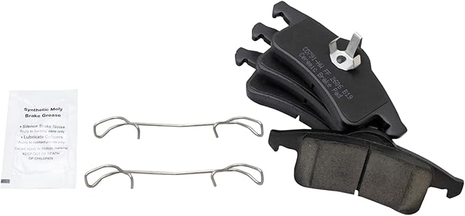 TRQ Rear Brake Pads Ceramic Compatible with 1999-2004 Jeep Grand Cherokee