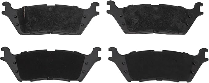 TRQ Rear Brake Pads Ceramic Hardware Compatible with 2015-2022 Ford F-150 2018-2022 Expedition 2018-2023 Lincoln Navigator