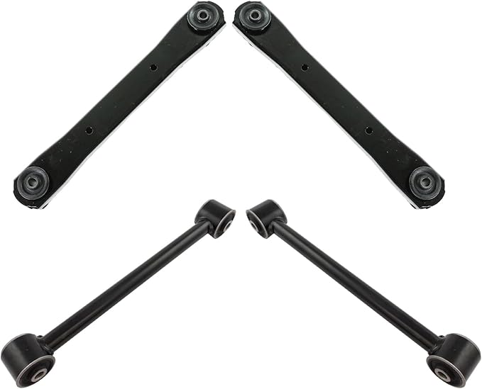 TRQ Front Upper & Lower Control Arm Set Compatible with 2006-2008 Dodge Ram 1500 2003-2009 Ram 2500 Ram 3500