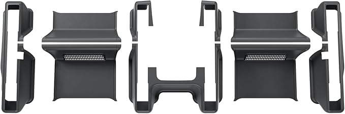 LUCKEASY 9PCS Seat Slide Rail Pad Cover & Under Seat Floor Mat for Tesla Model Y Juniper 2025 2026 Floor Mats Seat Track Scratch-Resistant for Model Y Juniper Accessories TPE Black