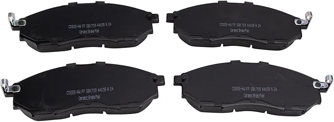 TRQ Premium Posi Ceramic Front Brake Pad LH RH Kit for Nissan Infiniti