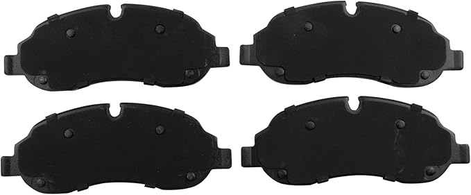 TRQ Front Brake Pads Ceramic Hardware Compatible with 2015-2023 Ford Transit-150 2015-2023 Transit-250 2015-2023 Transit-350 2015-2023 Transit-350 HD