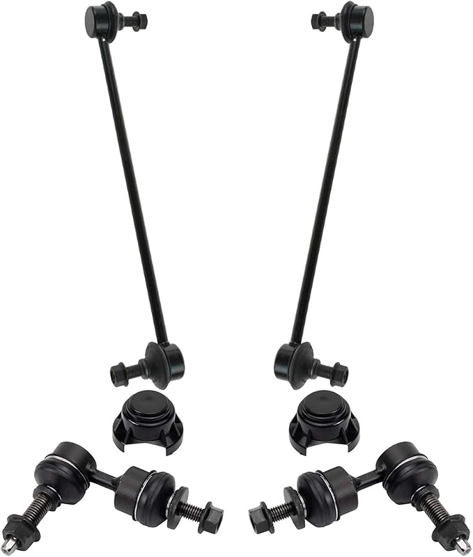 TRQ Front and Rear Driver and Passenger Side Sway Bar Link Set 4 Piece Compatible with 2013-18 Ford Focus S Titanium Electric SE SEL 2012 Focus 2013-18 C-Max