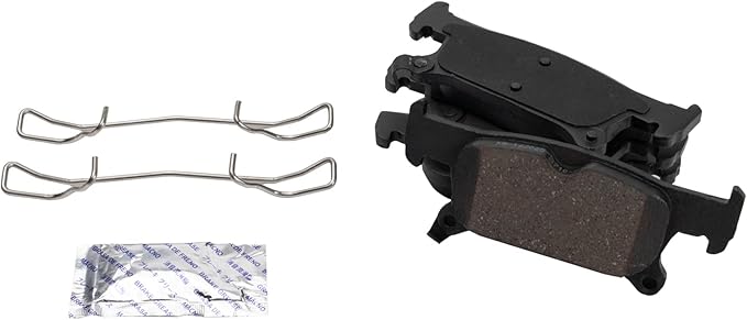TRQ Rear Brake Pads Ceramic Compatible with 2017-2019 Buick Envision