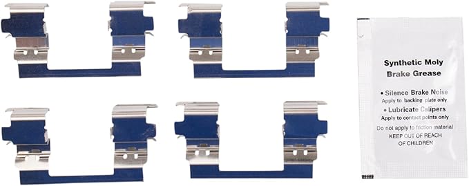 TRQ Rear Brake Pads Ceramic Hardware Wear Sensor Compatible with 2018-2024 Buick Envision 2018-2020 Regal Sportback 2018-2019 Regal TourX 2019-2024 Cadillac XT4