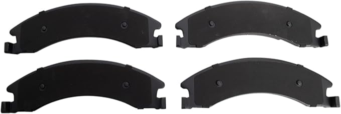 TRQ Rear Brake Pads Ceramic Compatible with 2008-2014 Ford E-150 2008-2014 E-250 2008-2022 E-350 Super Duty