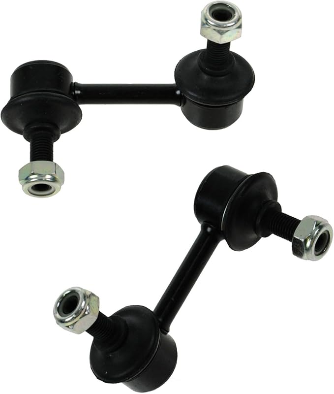 TRQ Rear Driver and Passenger Side Sway Bar Link Set 2 Piece Compatible with 02-05 Honda Civic EX LX 03-05 Civic Hybrid 02-05 Civic Value Package 05 Civic LX 05 Civic EX 01 Civic