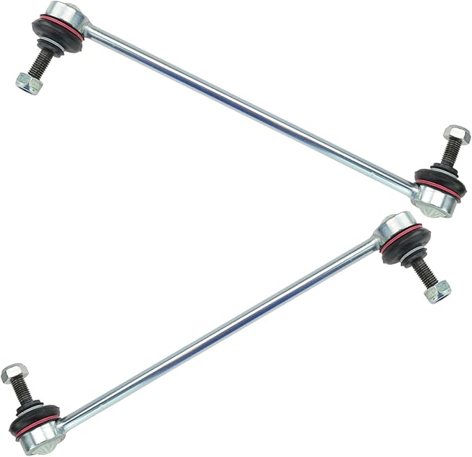TRQ Front Driver and Passenger Side Sway Bar Link Set 2 Piece Compatible with 1997-2003 BMW 540i 2000-2003 M5