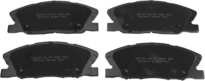 TRQ Front Brake Pads Ceramic Compatible with 2014-2020 Dodge Charger