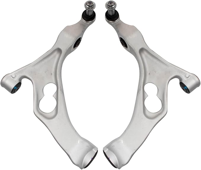 TRQ Front Lower Driver and Passenger Side Control Arm and Ball Joint Set 2 Piece Compatible with 2011-2015 Audi Q7 2011-2016 Porsche Cayenne 2018 Porsche Cayenne 2011-2017 Volkswagen Touareg