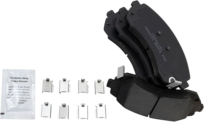 TRQ Front Brake Pads Ceramic Compatible with 2002-2007 Buick Rendezvous 2002-2004 Chevrolet Venture Oldsmobile Silhouette 2001-2005 Pontiac Aztek Montana