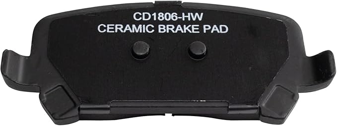 TRQ Rear Brake Pads Ceramic Compatible with 2015-2020 Chevrolet Colorado 2015-2020 GMC Canyon