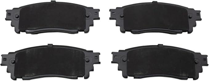 TRQ Rear Premium Posi Ceramic Brake Pad Set for Lexus NX200t NX300h SUV Truck