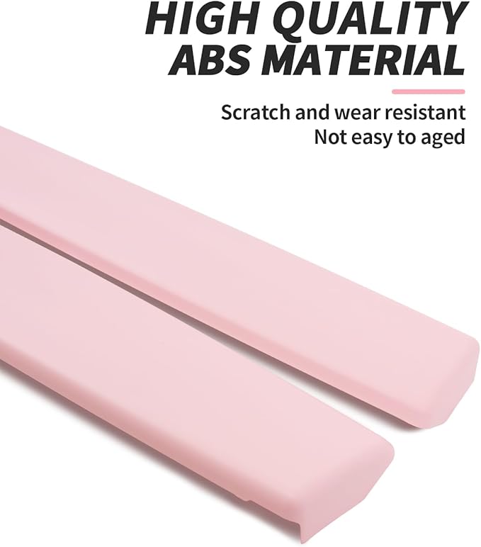 KKTR-CAR Dashboard Cover Wrap and Front Door Inner Armrest Panel Cover Trim Compatible with Tesla Model 3 2021-2023 Model y 2020-2025,NOT for Performance (Pink, 4pcs)