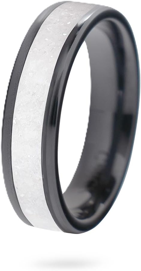 CNICK Tesla Smart Ring Accessories: Ceramic Ring for Model 3/Y/X/S and Cybertruck to Replace Key Card Key fob. (11, Snow)