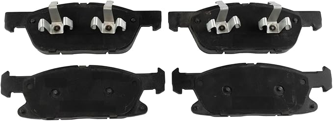 TRQ Front Brake Pads Ceramic Hardware Compatible with 2015-2021 Ford Edge 2016-2018 Lincoln MKX 2019-2023 Nautilus 2021-2024 Corsair