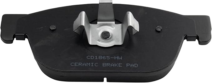 TRQ Front Ceramic Brake Pad Set Includes Contact Point Grease Compatible with 19-21 Volvo S60 345mm Rotors 17-21 S90 345mm Rotors 19-20 V60 345mm Rotors 20-21 V60 Cross Country 345mm Rotors