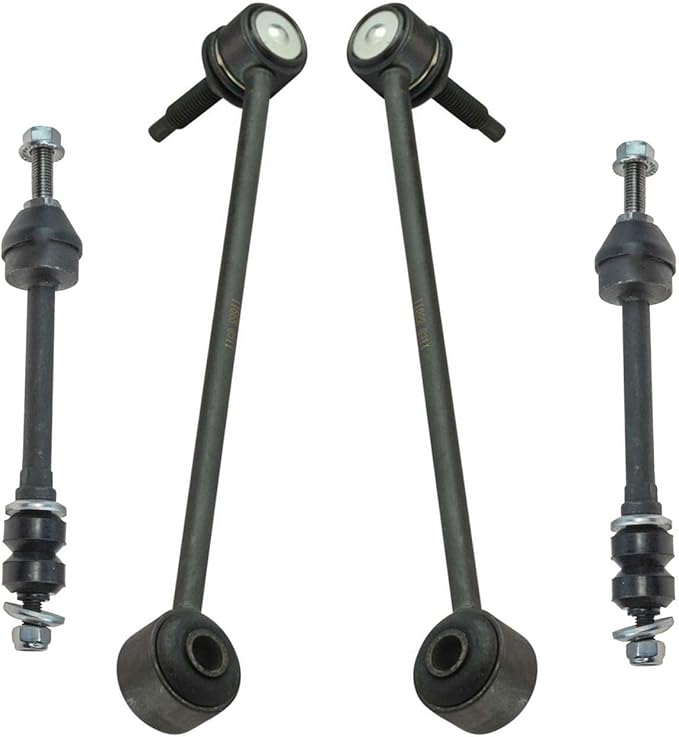 TRQ Front & Rear Sway Bar Stabilizer Link Set Compatible with 2009-2010 Dodge Ram 1500 2011-2018 Ram 1500 2019-2020 1500 Classic