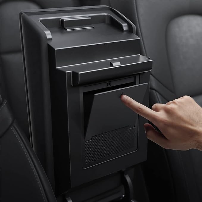 Spigen One-Tap Hidden Storage Box for Tesla Model Y (2020-2024) & Model 3 (2017-2023) [Not for Model Y Juniper (2025/26) and Model 3 Highland (2024/25)]