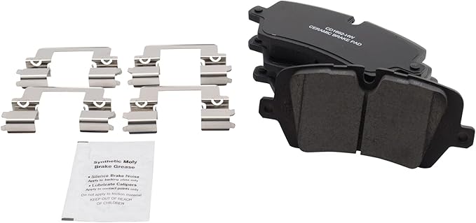 TRQ Rear Brake Pads Ceramic Compatible with 2017-2023 Land Rover Discovery 2013-2022 Range Rover 2014-2022 Range Rover Sport