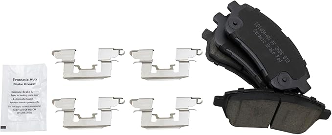 TRQ Front Brake Pads Ceramic Compatible with 2011-2019 Ford Fiesta 2013-2014 Mazda 2