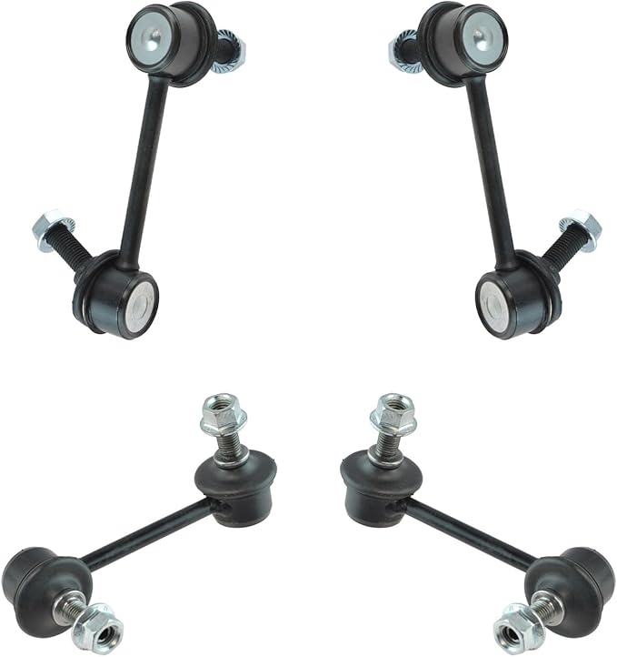 TRQ Front & Rear Sway Bar Stabilizer Link Set Compatible with 2007-2012 Mazda CX-7