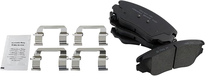 TRQ Front Posi Ceramic Brake Pad Kit Set for 9-5 / Allure/Cascada/Equinox/Impala/LaCrosse/Malibu/Malibu Limited/Regal/Terrain