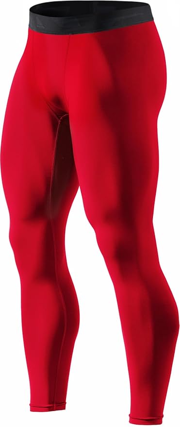 TSLA Men's Compression Pants - Cool Dry Athletic Sports Workout Running Tights Leggings Baselayer