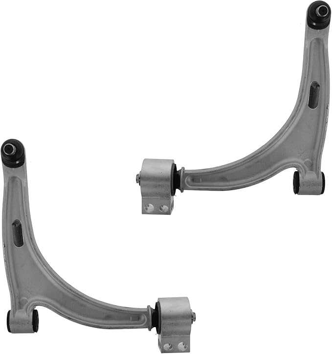 TRQ Front Left and Right Lower Control Arm with Ball Joint Set 2 Piece Compatible with 2004-2012 Chevrolet Malibu 2005-2010 Pontiac G6 2007-2009 Saturn Aura