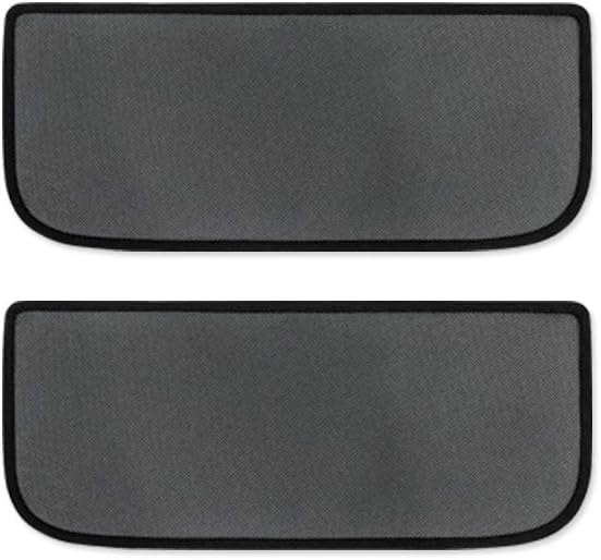 Upgrade Falcon Wing Windows Foldable Sunroof Shades UV Rays Protection - 2 Pieces Compatible with Tesla Model X (Black)