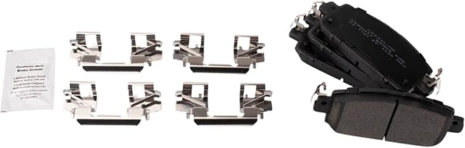 TRQ Front Ceramic Brake Pad Set Compatible with 2020-2024 Nissan Sentra 2021-2023 Kicks SR SV 2024 Kicks