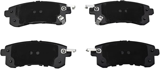 TRQ Rear Brake Pads Ceramic Compatible with 2011-2013 INFINITI QX56 2014-2021 QX80 2017-2021 Nissan Armada