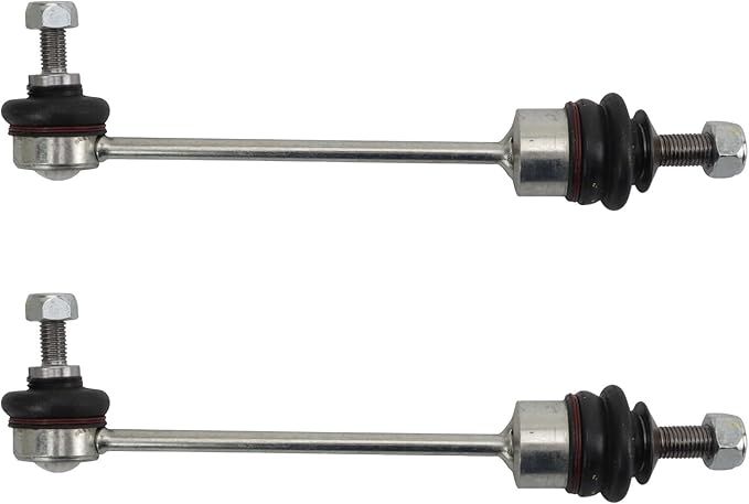 TRQ Rear Sway Bar Stabilizer Link Set Compatible with 2002-2004 BMW 745i 2006-2008 750i 2004-2006 760i